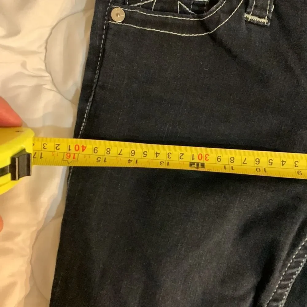 True Religion Super Skinny Size 27 Black